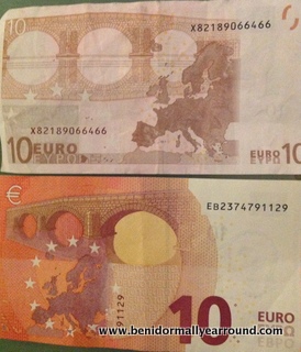  back of 10 euro