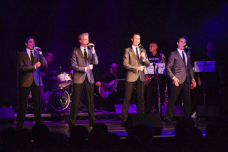 Walk like man on stage