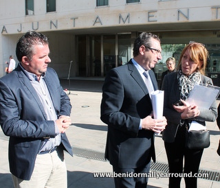 protest rally in benidorm