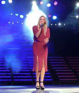 Stacey Solomon at Benidorm Palace