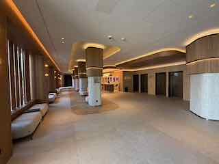 spacious entrance