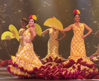 yellow flamenco