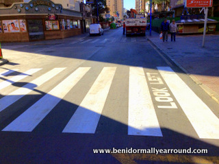 zebra on calle gerona