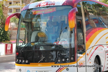 ABAS bus in Benidorm
