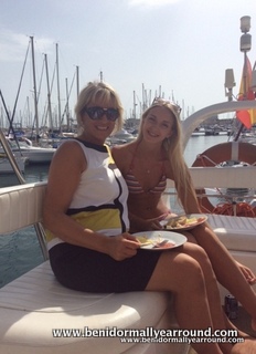 Lunch onboard