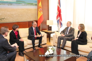 Ambassador meeting Benidorm Mayor