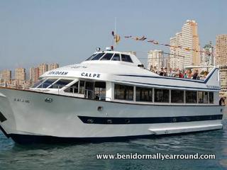 Benidorm to Calpe boat