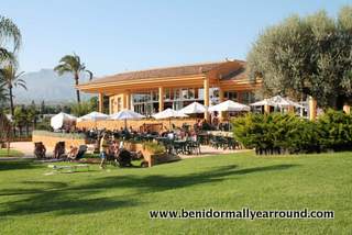 Stunning clubhouse and restaurant at Villamar
