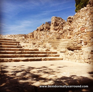 Steps leading up to Denia castle