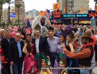 Benidorm mayor at fancy dress