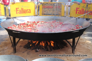 paella at fancy dress day