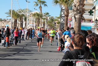 Running along the Levante promenade