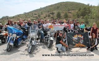 group of harley bikers