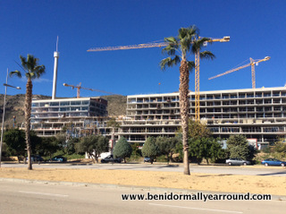 New terra mitica hotel under construction