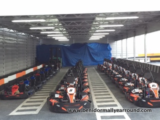 karts lined up