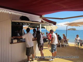 chiringito bar on beach