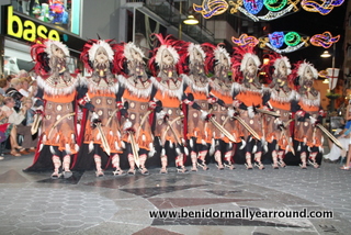 Benidorm Moors parade