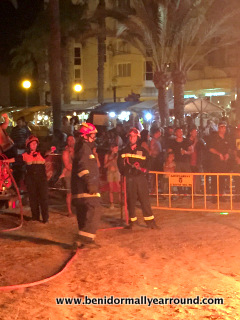 firemen at the ready