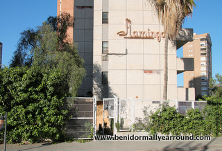 abandoned Flamingo building