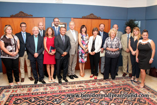 Ambassador Simon Manley with top 10 mayors