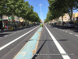 Bike Lane on Avd Mediterraneo