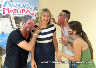 me being attacked by the zombies
